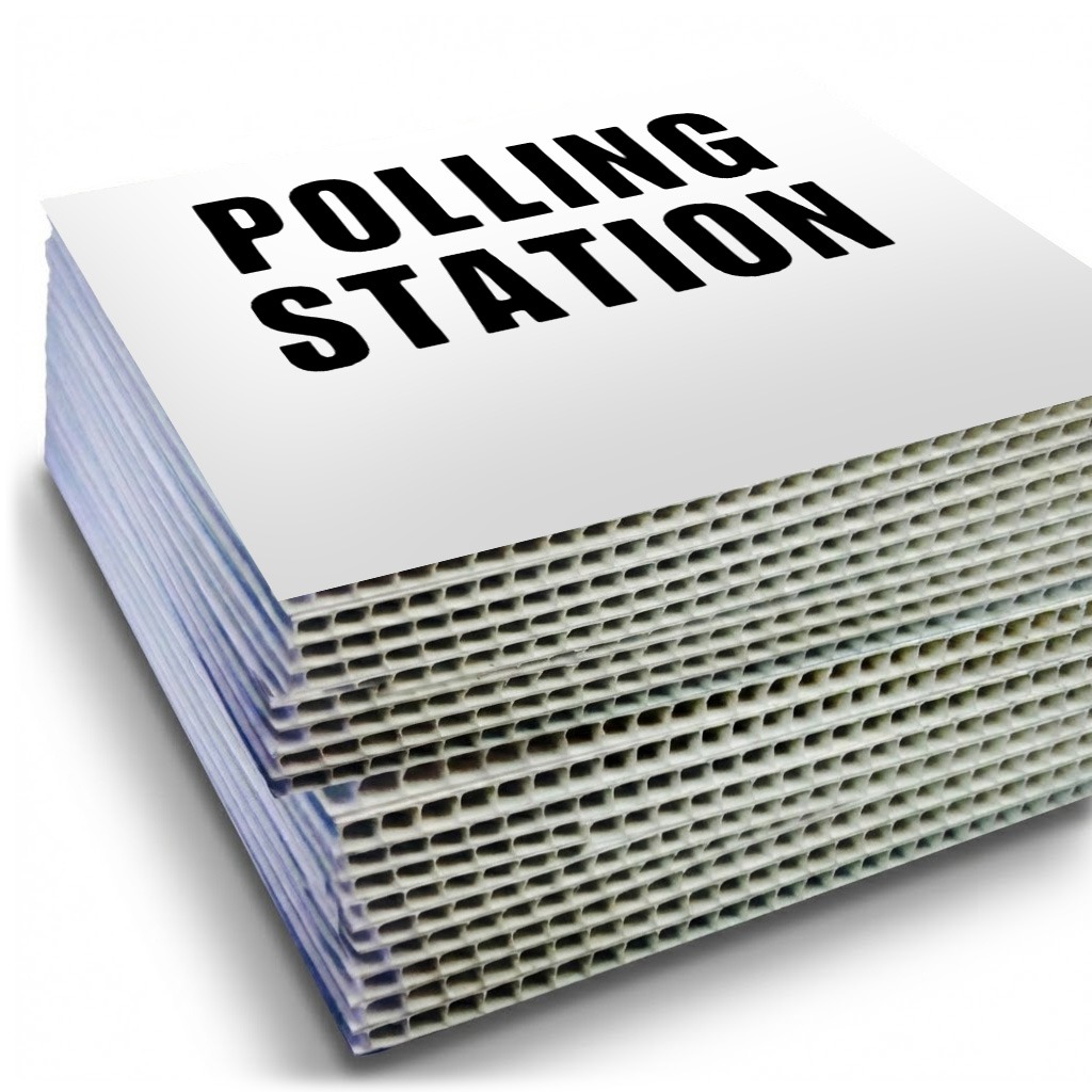 Polling Station Correx Sign Bundles