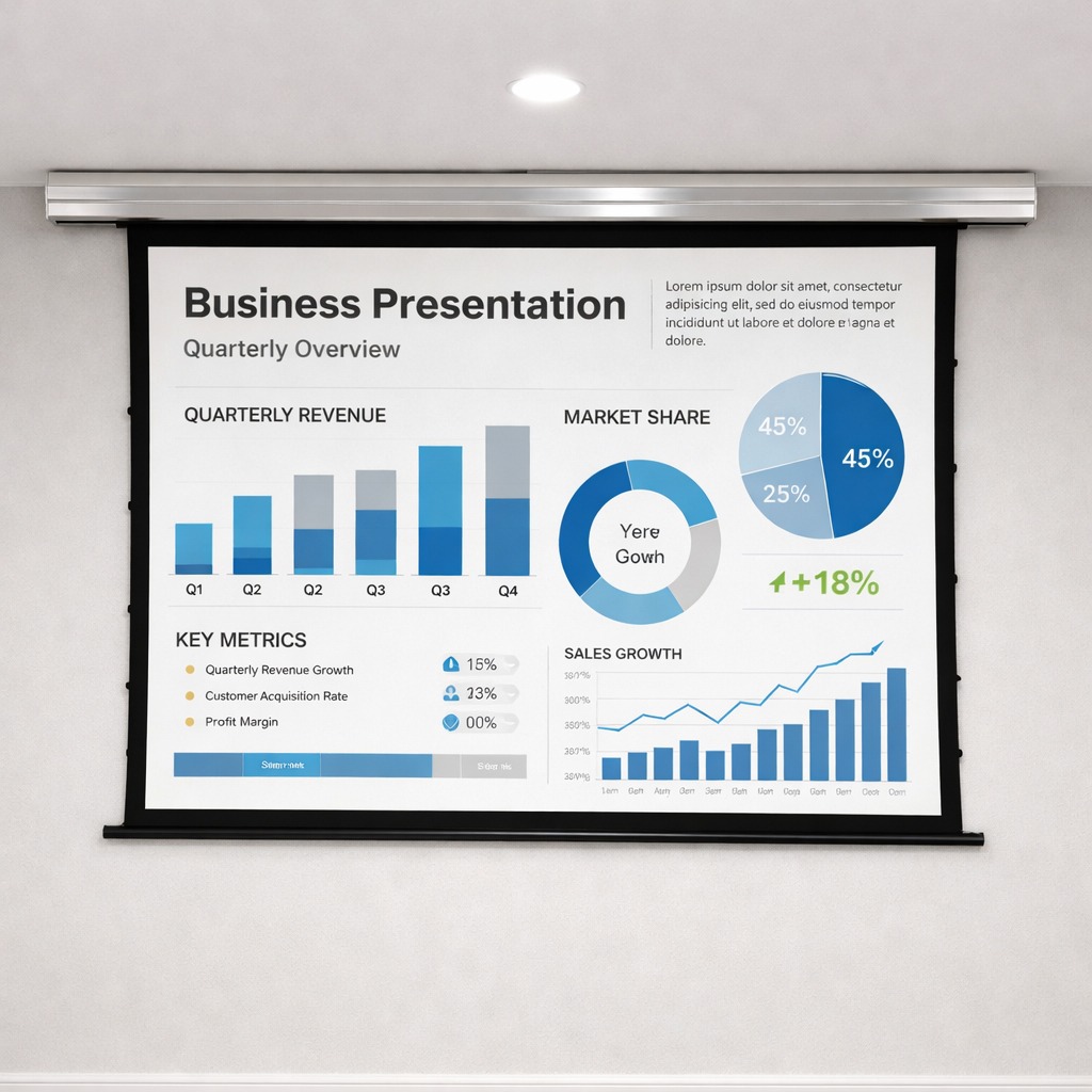 Premium 4K Electric Tab-Tensioned Projector Screen