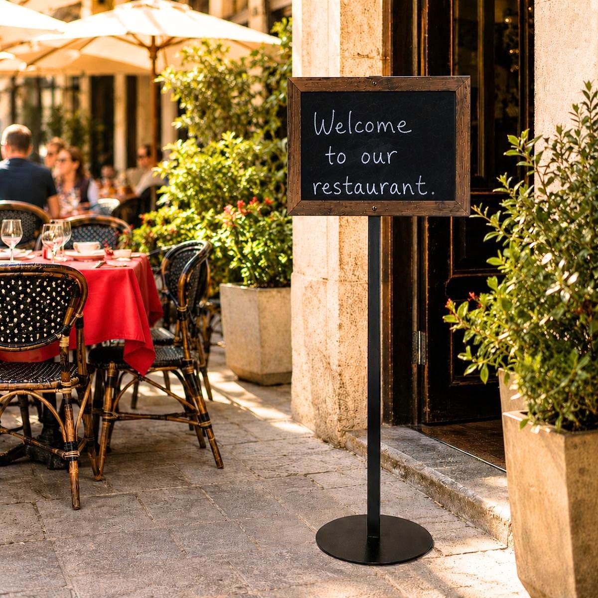 Freestanding Outdoor Chalkboard Sign