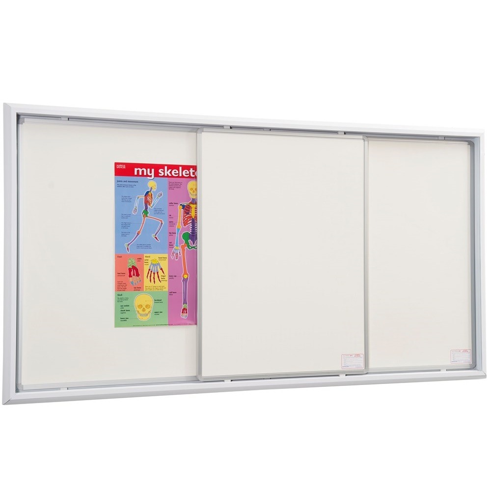 Wall Mounted Sliding Whiteboard System