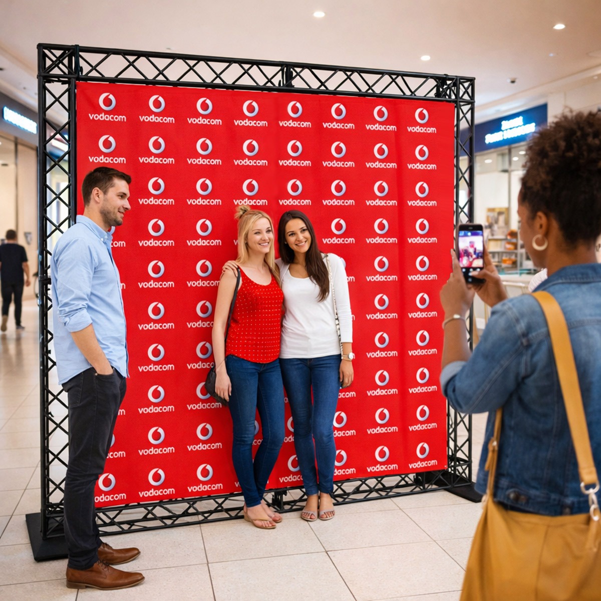 Step and Repeat Folding Gantry Logo Backdrop