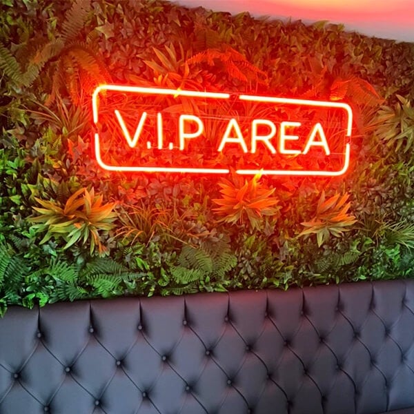 Club VIP Area LED Neon Sign