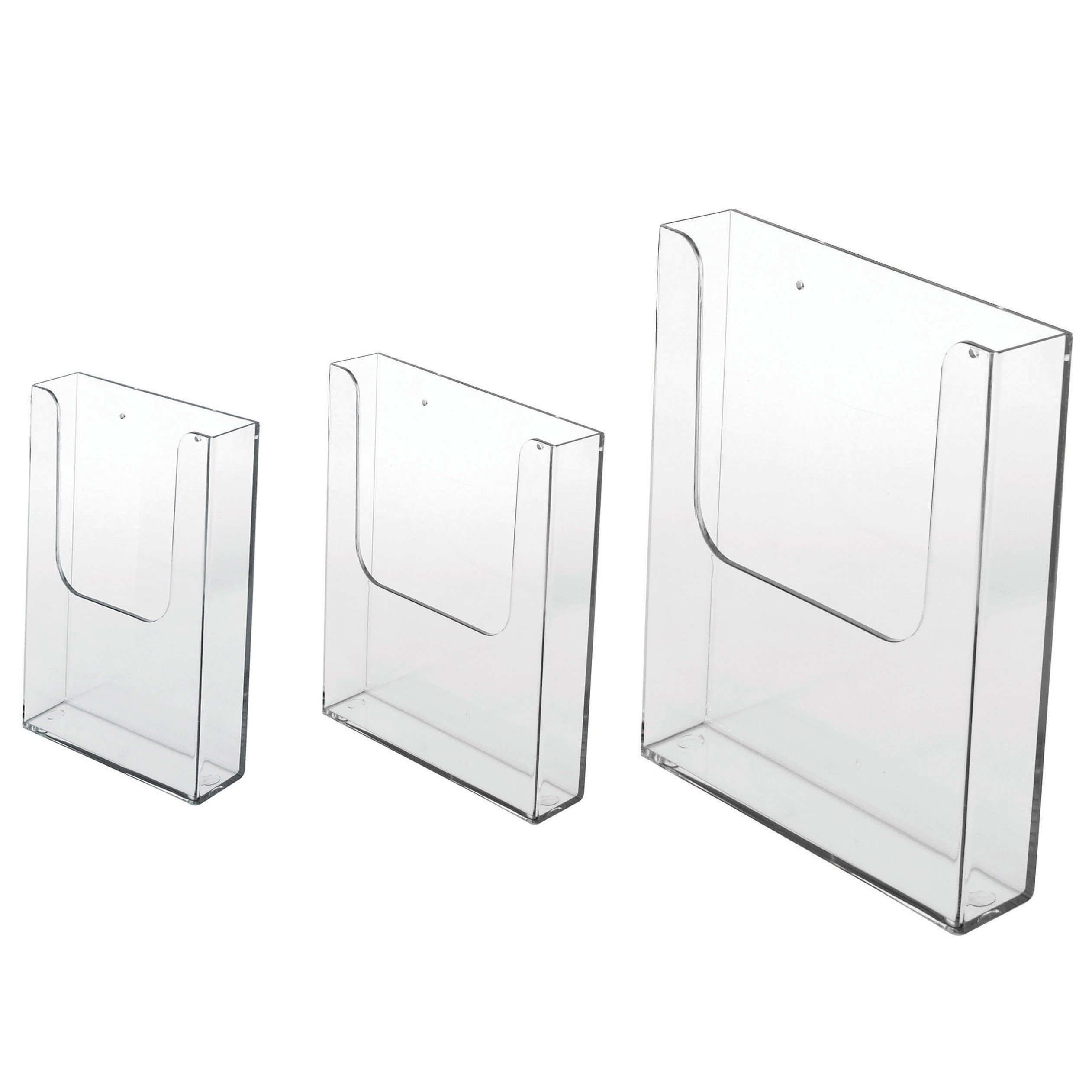 Expolite Acrylic Wall Brochure Holders Bundle