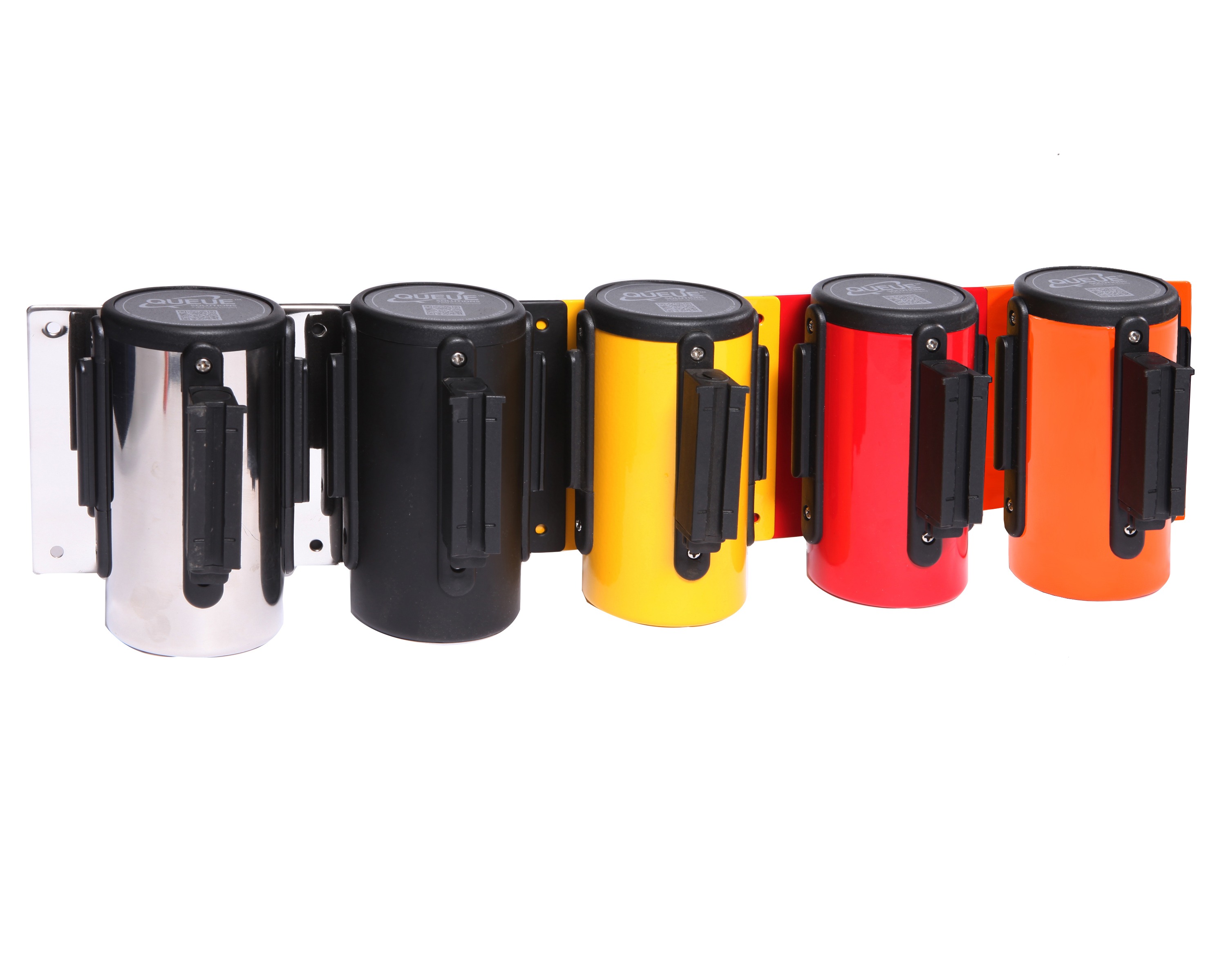 Compact Wall Mounted Retractable Barrier - 2.3m | 3m Belt