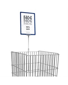 Basket Mounted Showcard Holders - Pack of 10 
