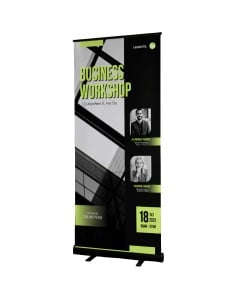 Budget Black Roller Banner