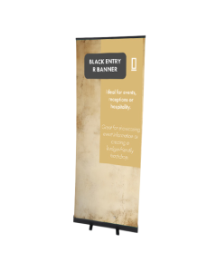 Budget Black Roller Banner | 800mm Wide