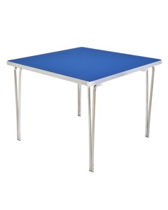Folding Games Table - Blue Felt