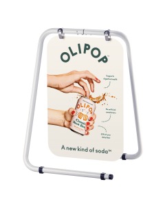 Folding Swinging Pavement Sign