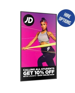 High Vibrant Android Advertising Display