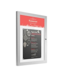 Weatherproof Illuminated Menu Case