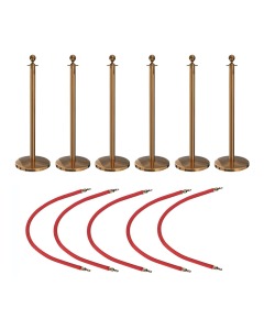 6 Gold Posts VIP Barrier Bundle
