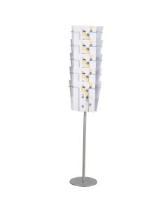 Rotating Freestanding Wire Leaflet Holder 15 x A4