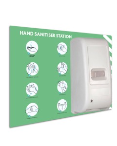 Automatic Wall Mounted Dispenser with Printed Backboard