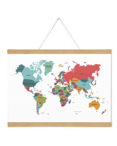 Wooden Magnetic Snap Snap Poster Holder