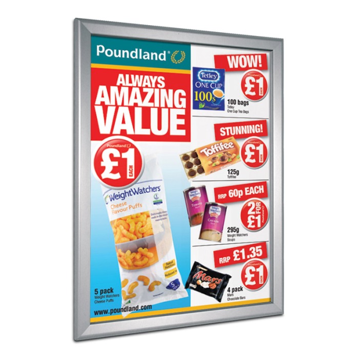 Lockable Snap Shut Frame | Discount Displays