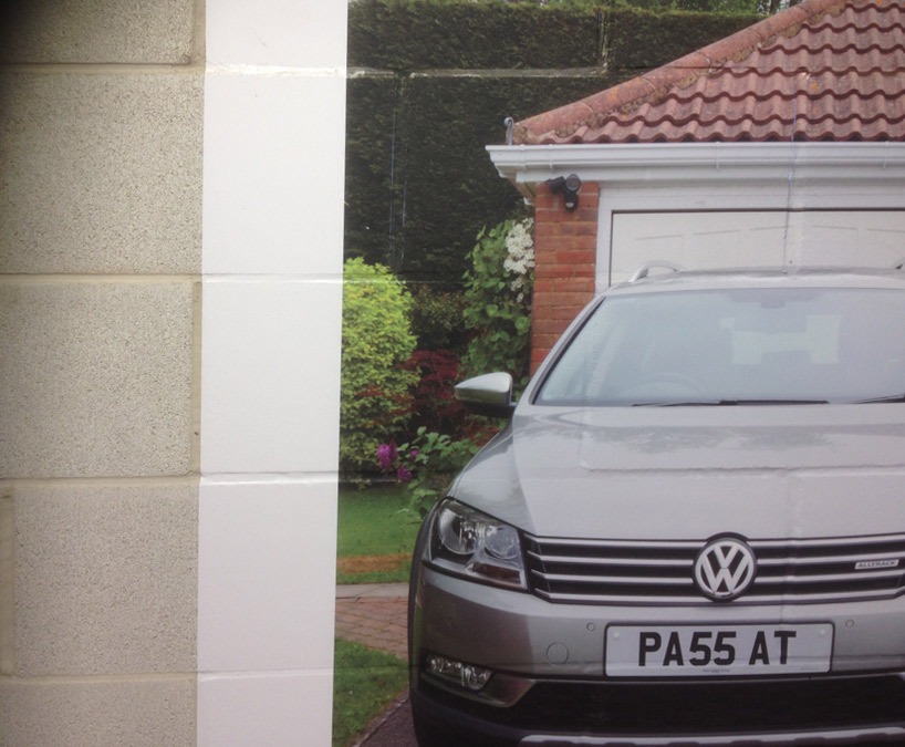 Outdoor wall stickers that stick to brick