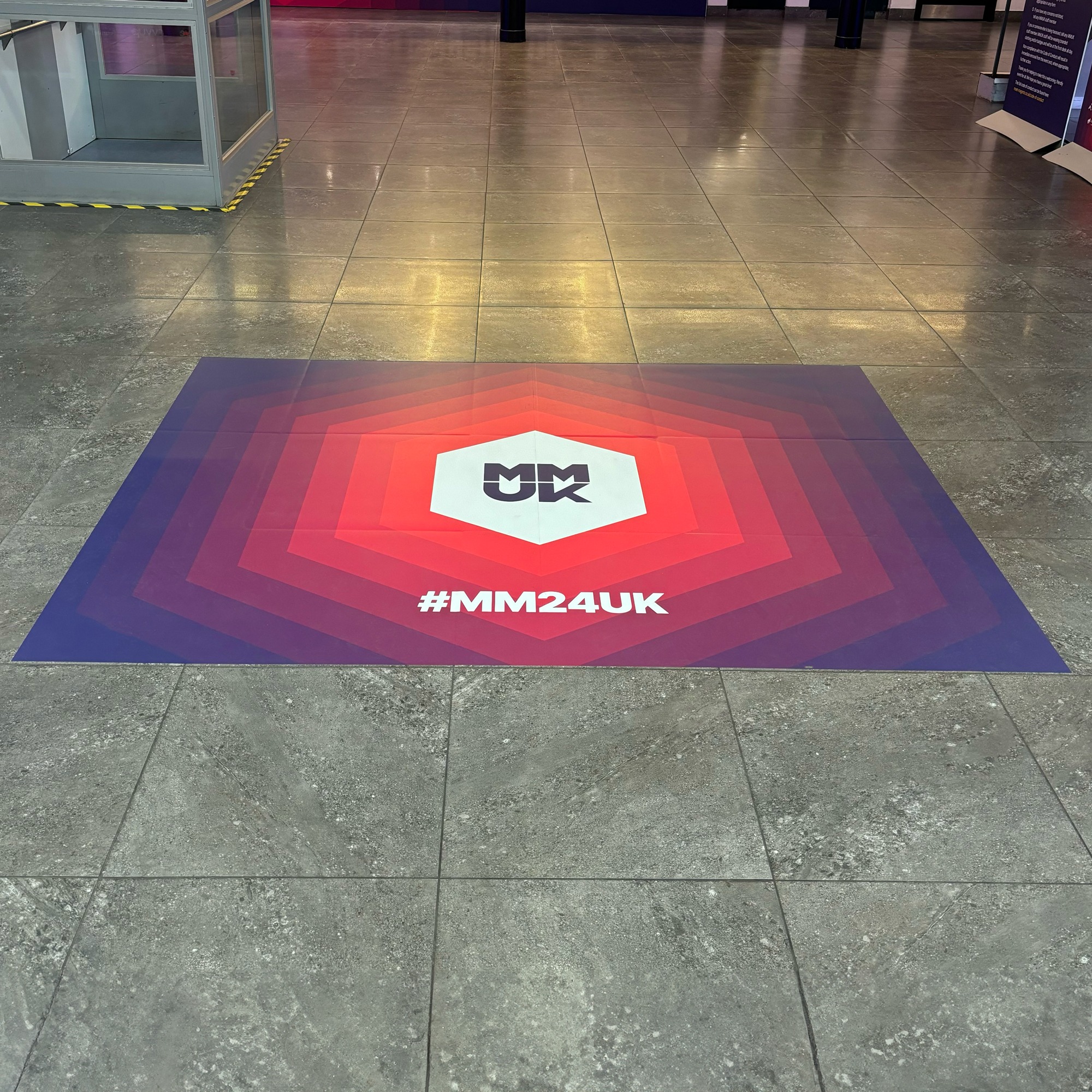 Promotional vinyl floor graphic printing