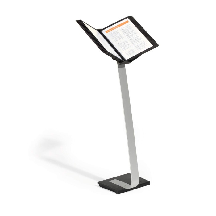 Floor standing flip poster display