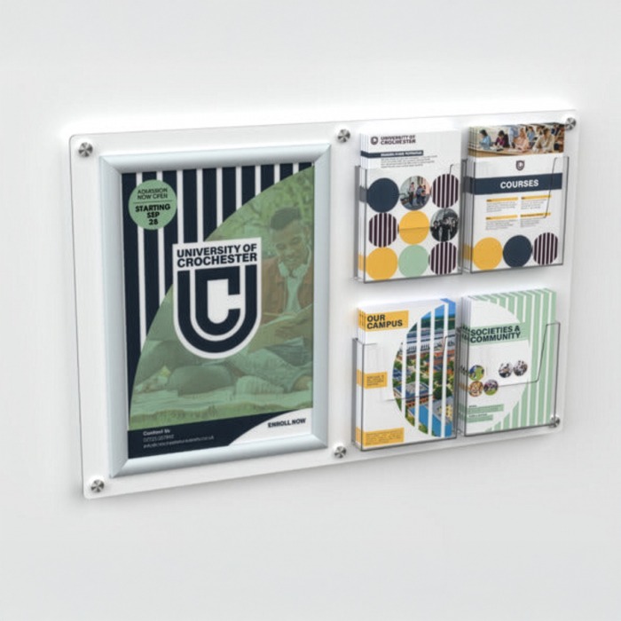 AMC Backed Info Board Display