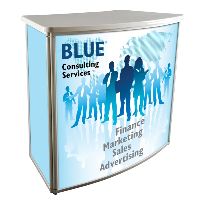 Convex Counter With Graphic