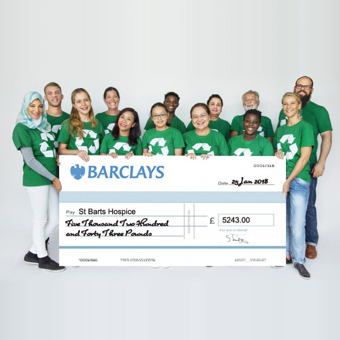 Custom Printed Giant Bank Cheque