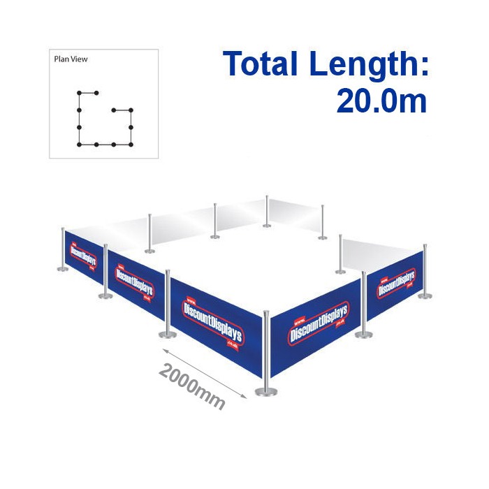 Primo Barrier Kit - 10 Banners / 11 Posts
