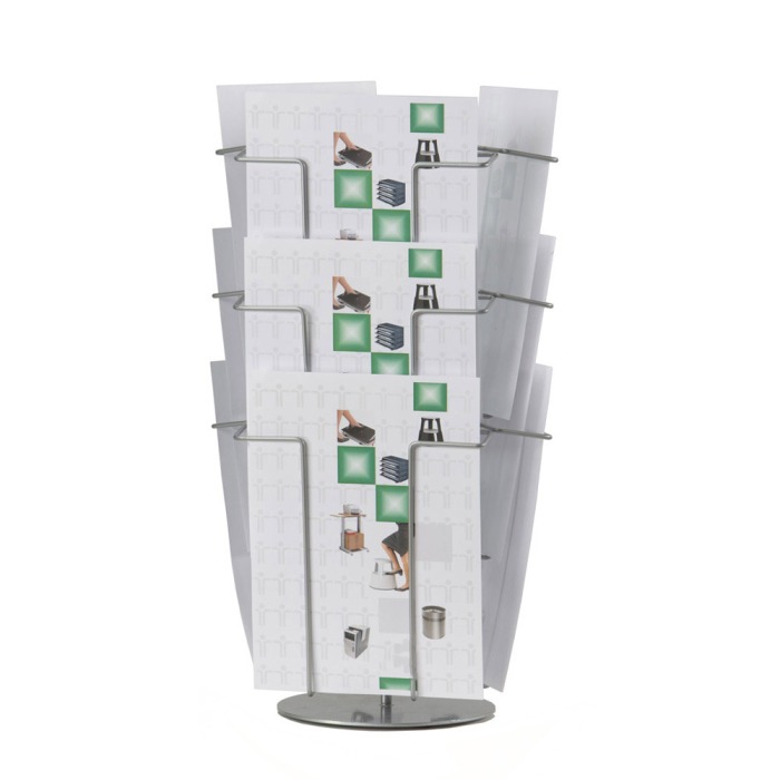 Desktop Revolving Brochure Display
