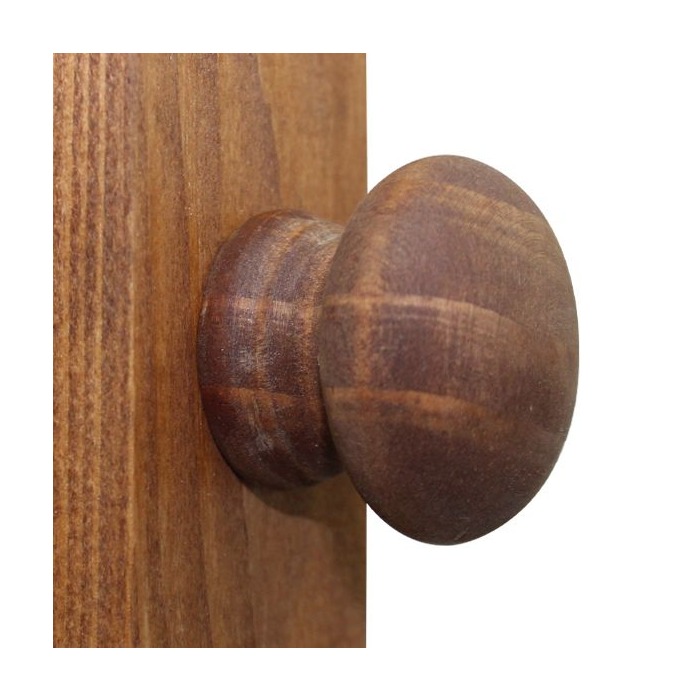 Panel supports in County Oak finish
