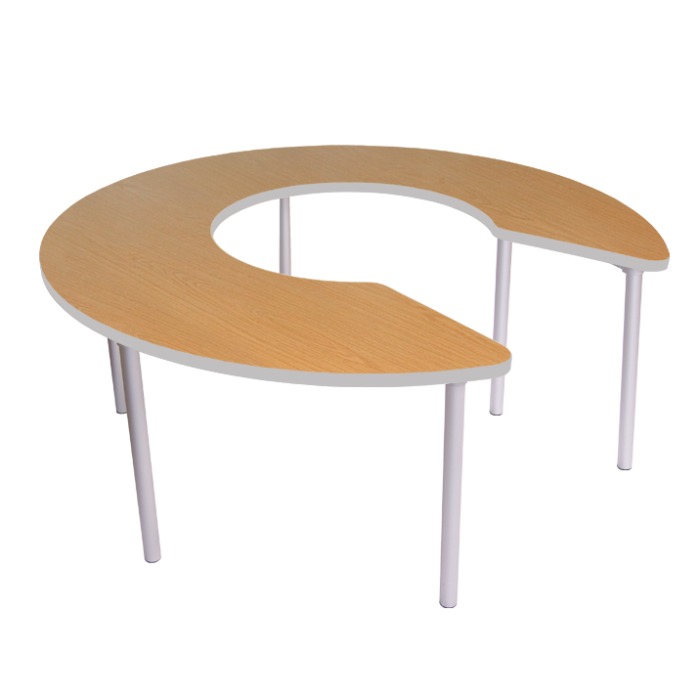 Enviro Keyhole Table - Oak Effect