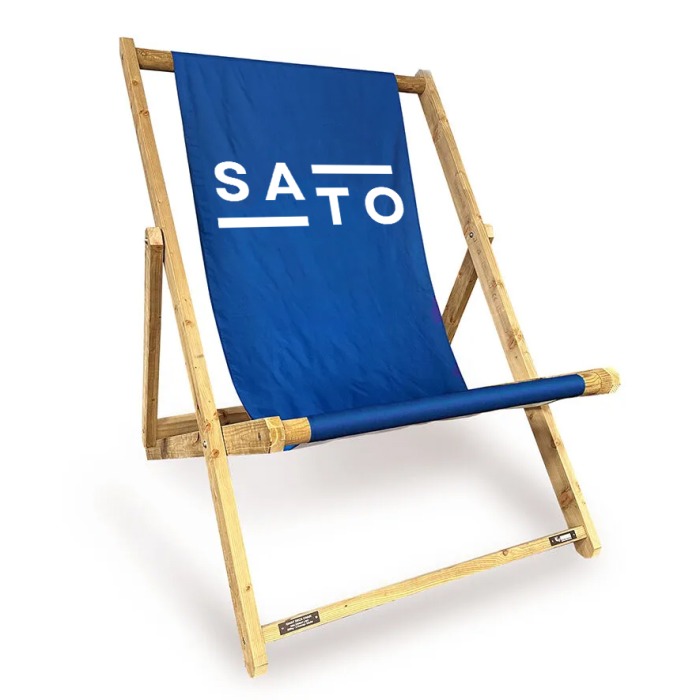 Personalised Deckchairs Branded Deck Chairs Custom Printed Giant