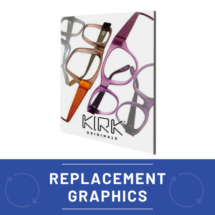 Fabric Replacement graphic - wall mount