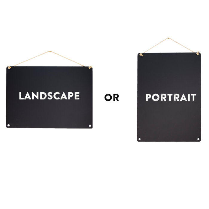 Business Hours Chalkboard Sign - Hanging Wooden Board For Restaurants, Shops, Cafes