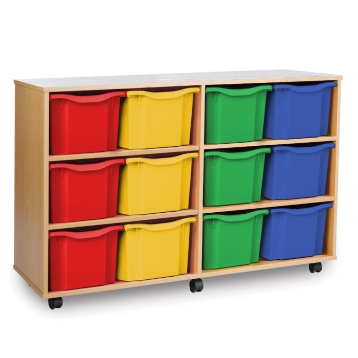 12 Tray Multi Color