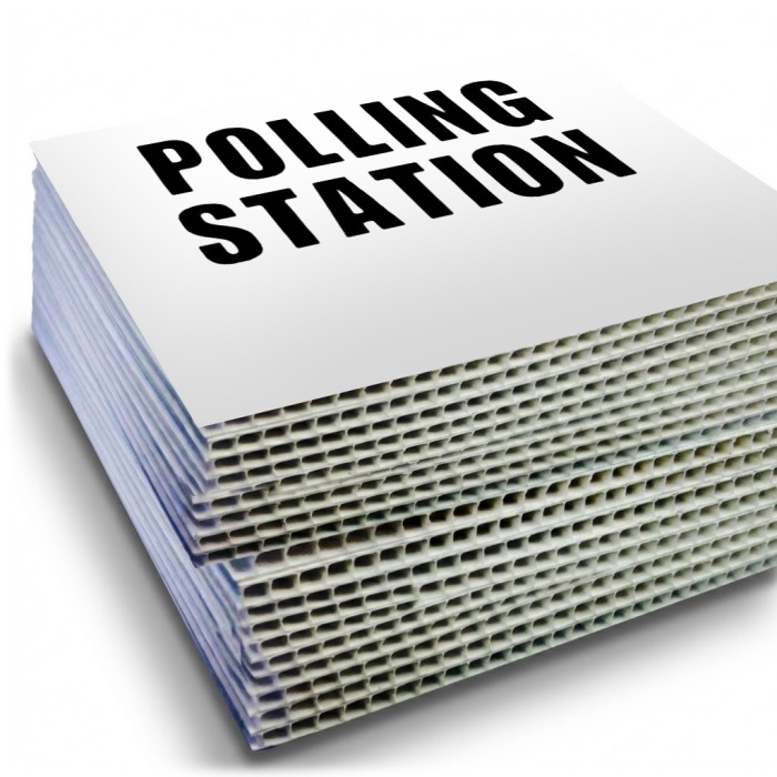 Polling Station Correx Sign Bundles