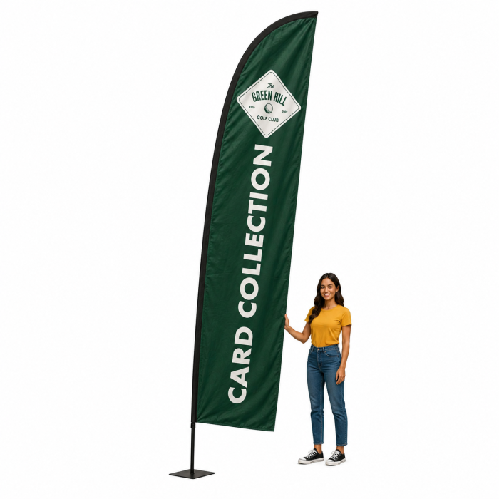 Giant 6.3m Tall Feather Flags