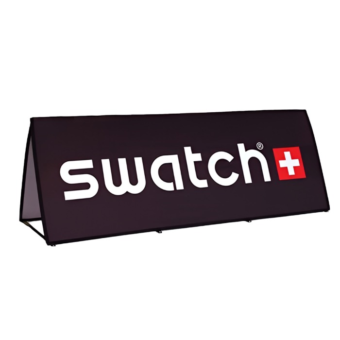 folding popu up banner