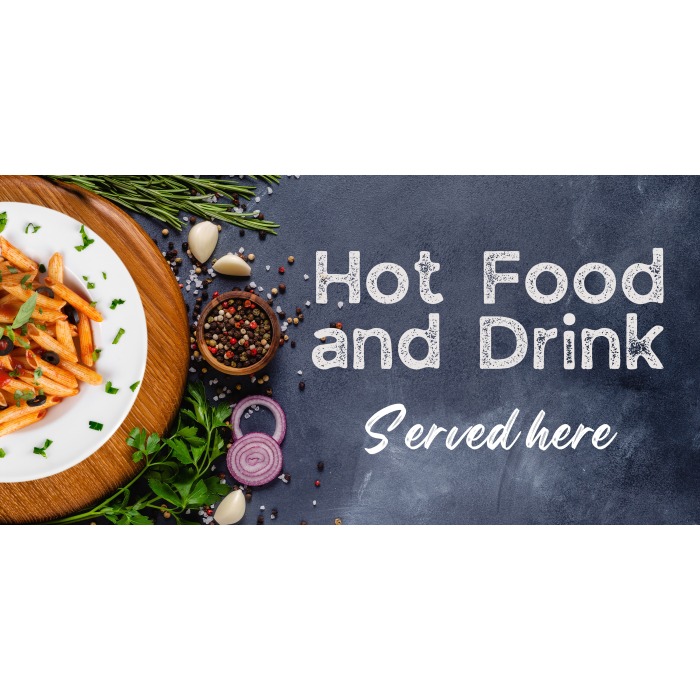 Hot Food and Drink Banner