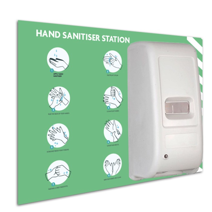 Automatic Wall Mounted Dispenser with Printed Backboard