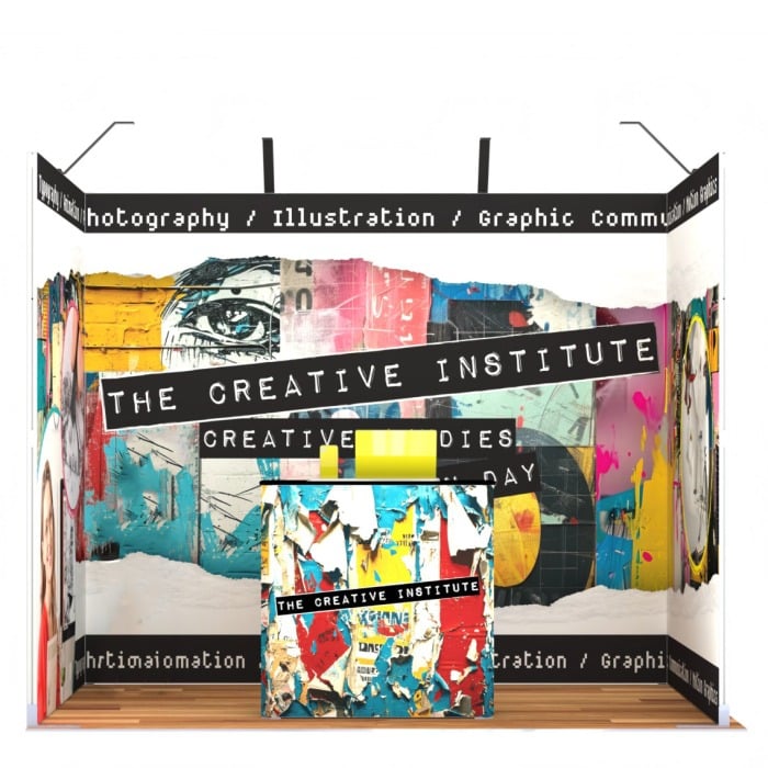 Small FastFrame Modular Exhibition Stand
