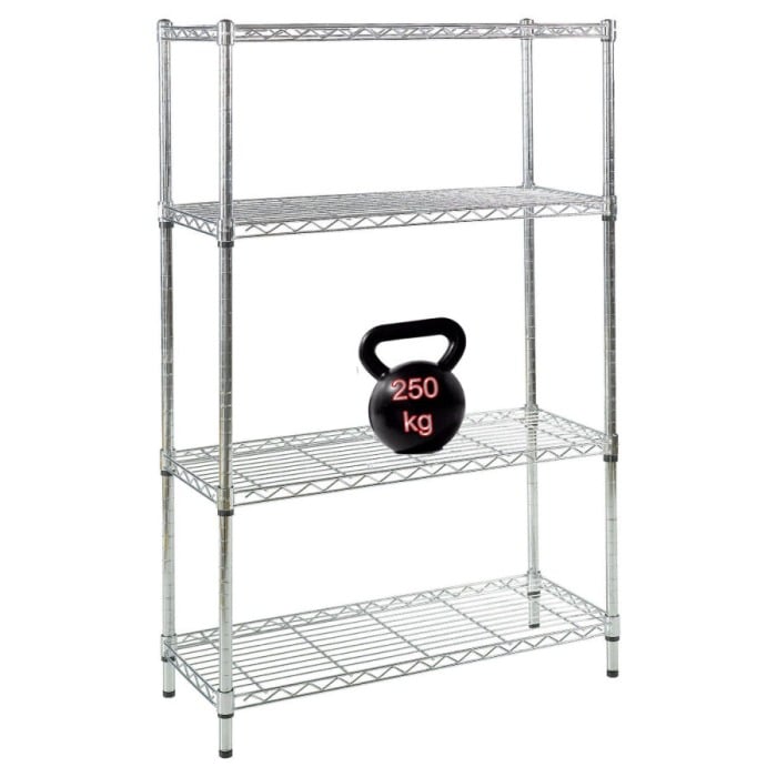 Chrome Office shelving units