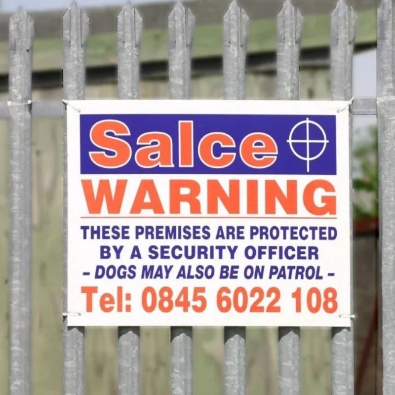 Site Warning Correx Sign
            class=