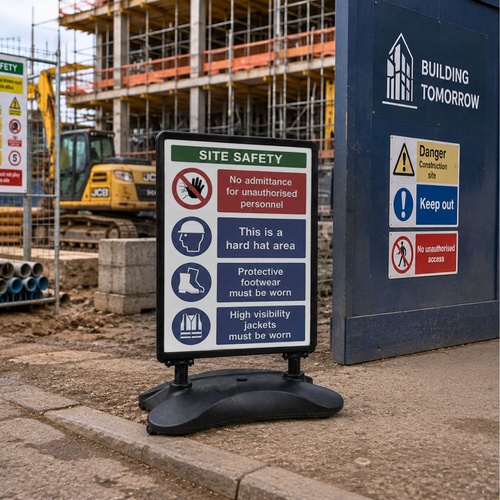 Free Standing Site Safety Signs