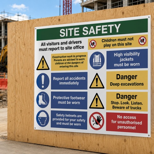 Construction Site Safety Signs