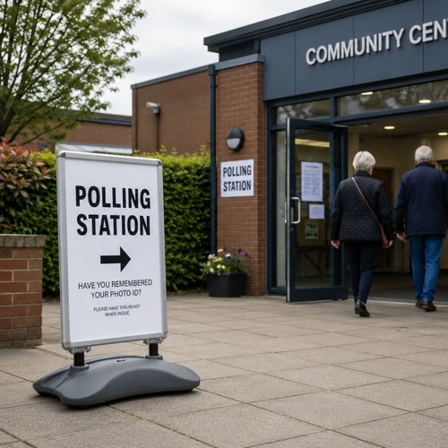 Polling Station Signage & Displays