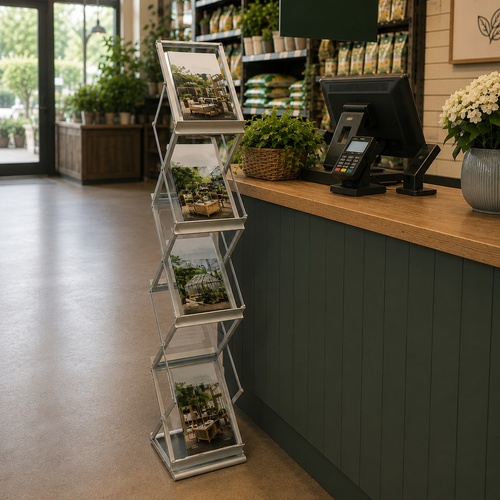 Showroom Literature Racks