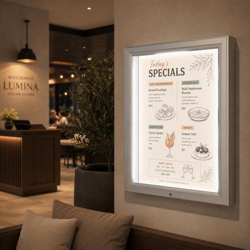 Illuminated Menu Case
