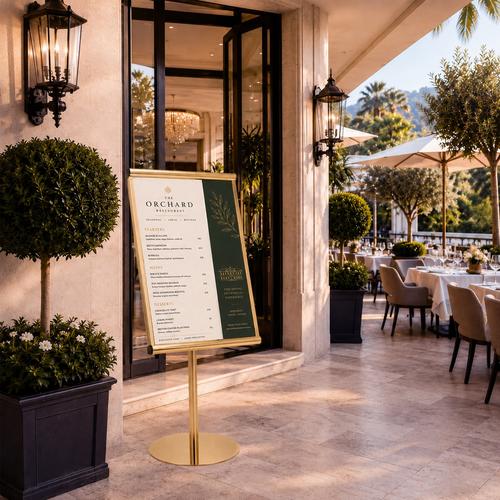 Hotel Display Stand