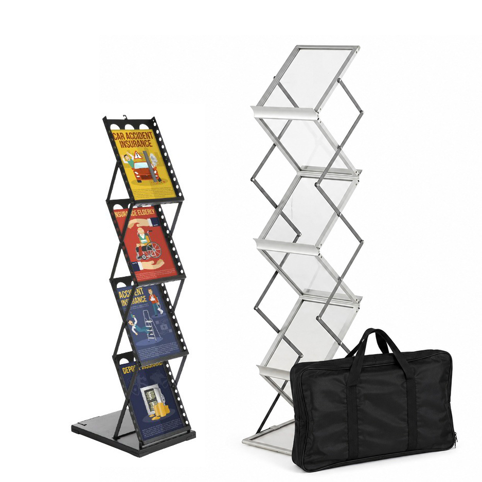 Portable Folding Brochure Holders