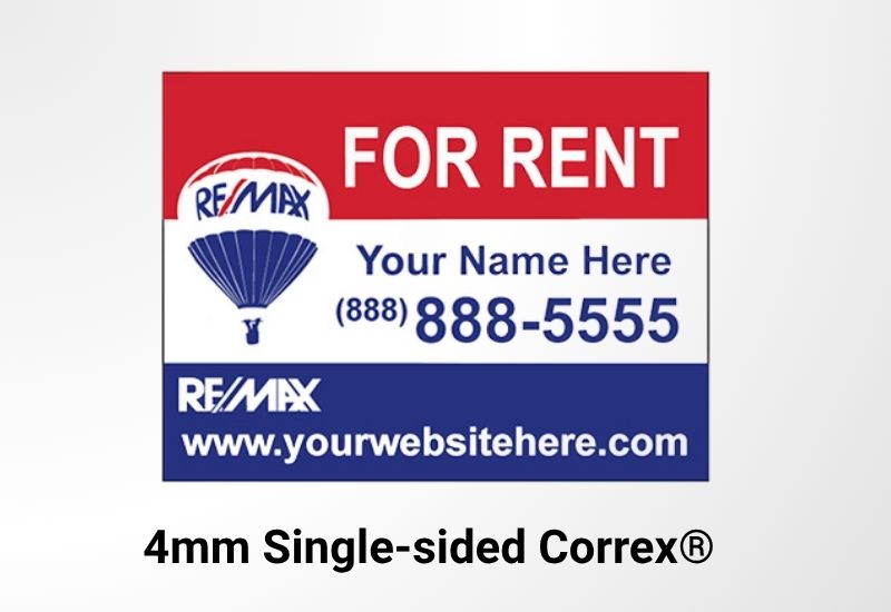 Single-sided 4mm Correx